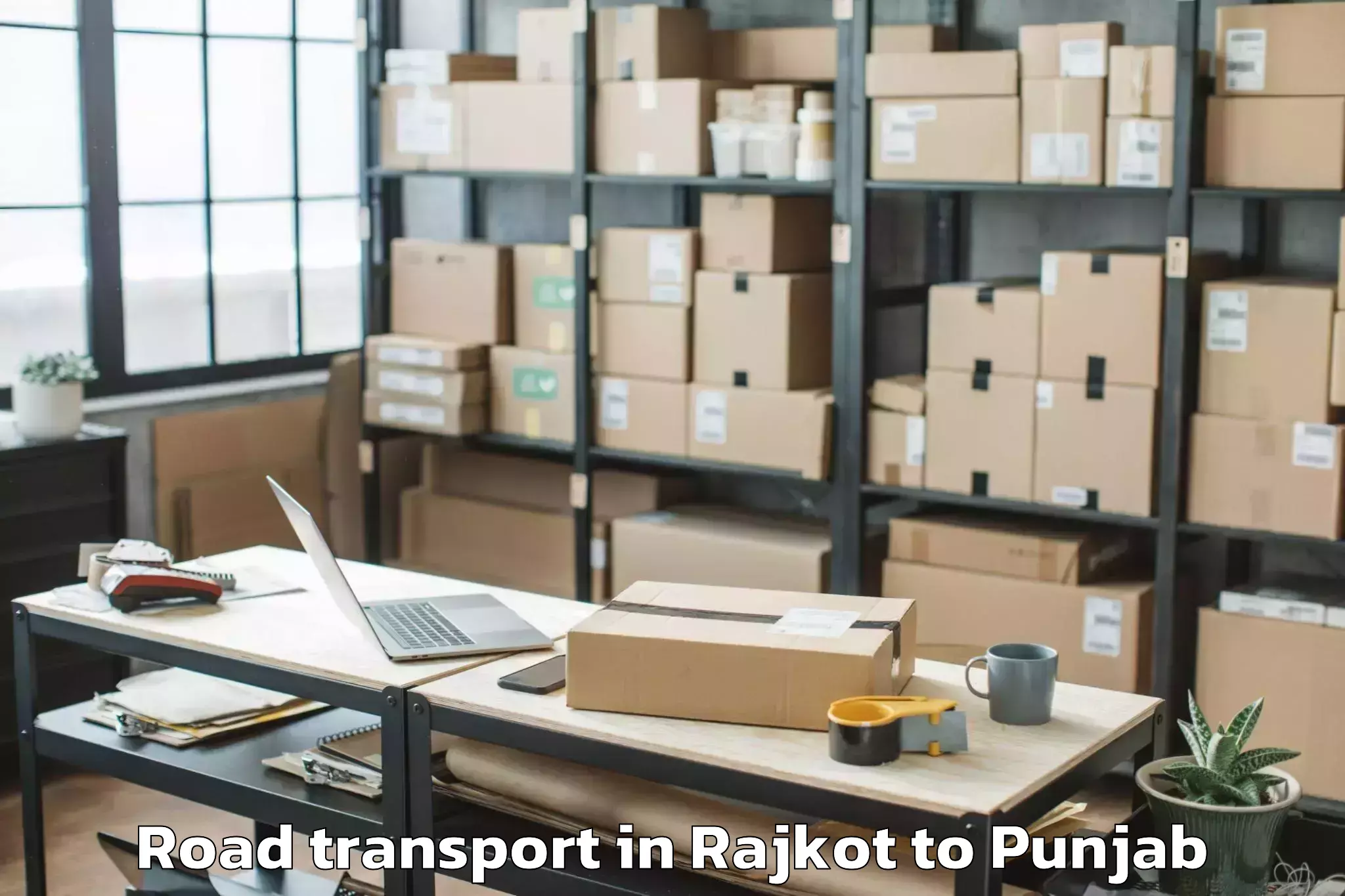 Book Your Rajkot to Sanaur Road Transport Today